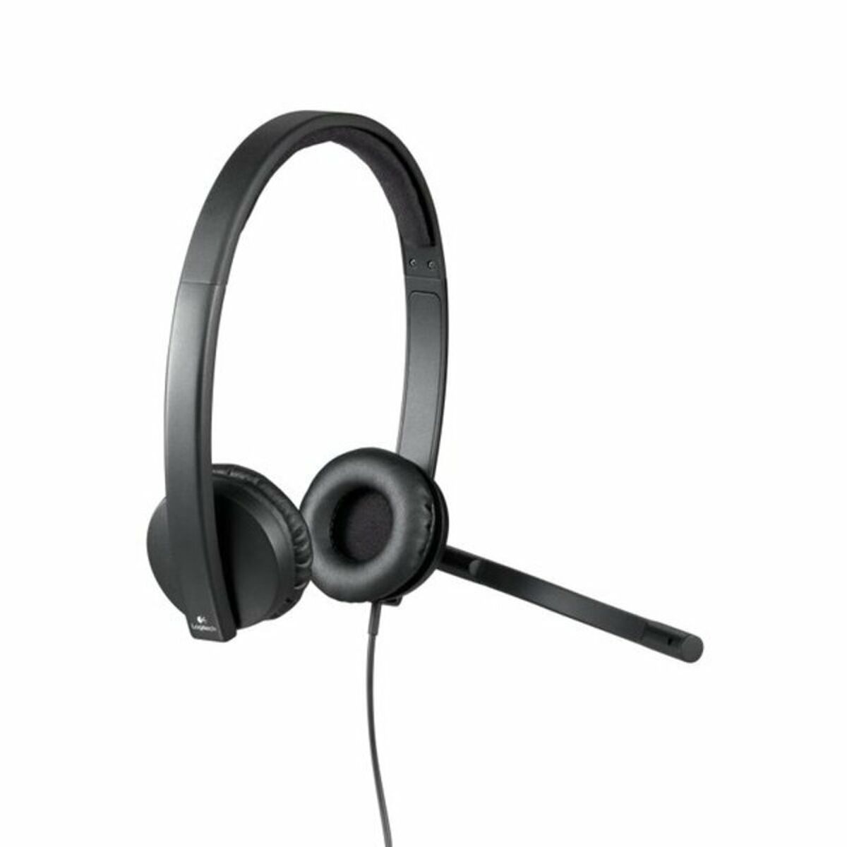Головные наушники Logitech H570e Чёрный